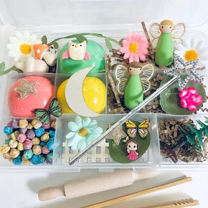 Fairies Sensory Kit, Sensory Play Kit, Kids Busy Box, Gift for Girls, Girls Gift, Frozen Play Kit