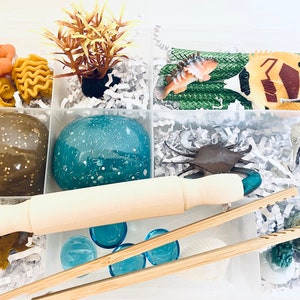 Dreaming of the Sea Sensory Kit, Sensory play, Ocean Sensory Kit, Kids Busy Box, Kids Gifts, Gift for Kids, Play Dough Kit, Play Doh Kit