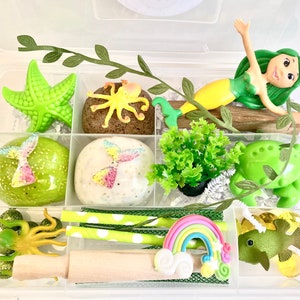 Dreaming of the Sea Sensory Kit, Sensory play, Ocean Sensory Kit, Kids Busy Box, Kids Gifts, Gift for Kids, Play Dough Kit, Play Doh Kit