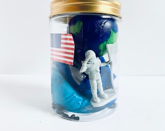 Space Sensory deegpot, reisactiviteitenset voor kinderen
