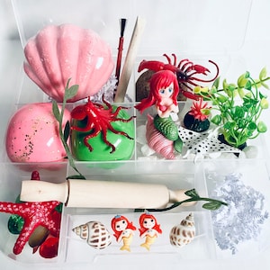 Dreaming of the Sea Sensory Kit, Sensory play, Ocean Sensory Kit, Kids Busy Box, Kids Gifts, Gift for Kids, Play Dough Kit, Play Doh Kit