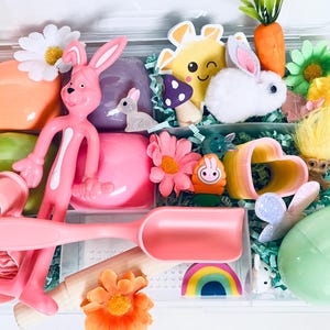 Easter Sensory Play Kit, Travel Sensory Kit, Bunny Sensory Play