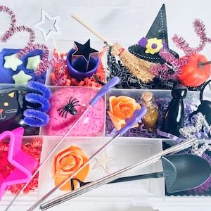 Halloween Sensory Bin, Sensory Play, Halloween Sensory Kit, Halloween Activity
