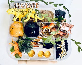 Zoo Safari Sensory Play Dough Kit, Animal Figures