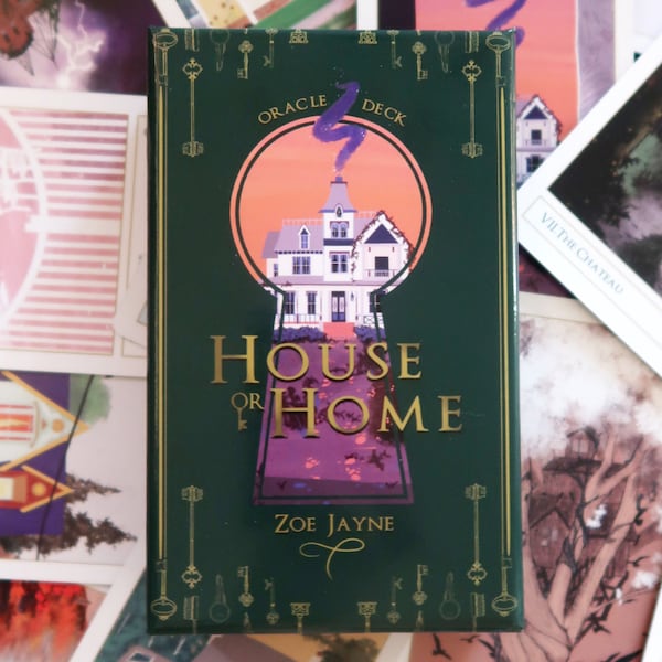 House or Home Oracle Deck / 36 cards with Guidebook. Oracle Deck for Oracle, Tarot Work, Affirmation. Indie Oracle Deck. Tarot Deck.