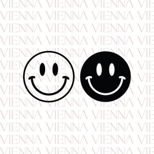Smiley face SVG | smiley svg | happy face svg | emoji svg | svg files for cricut | trendy svg png | smiley face for vinyl |vector smiley svg