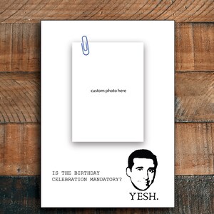 Office Themed Custom Birthday Invitation | the Office | Birthday ...