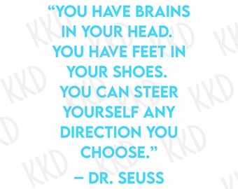 Dr. Seuss Quote SVG: Quote Classroom School (digitaal bestand)