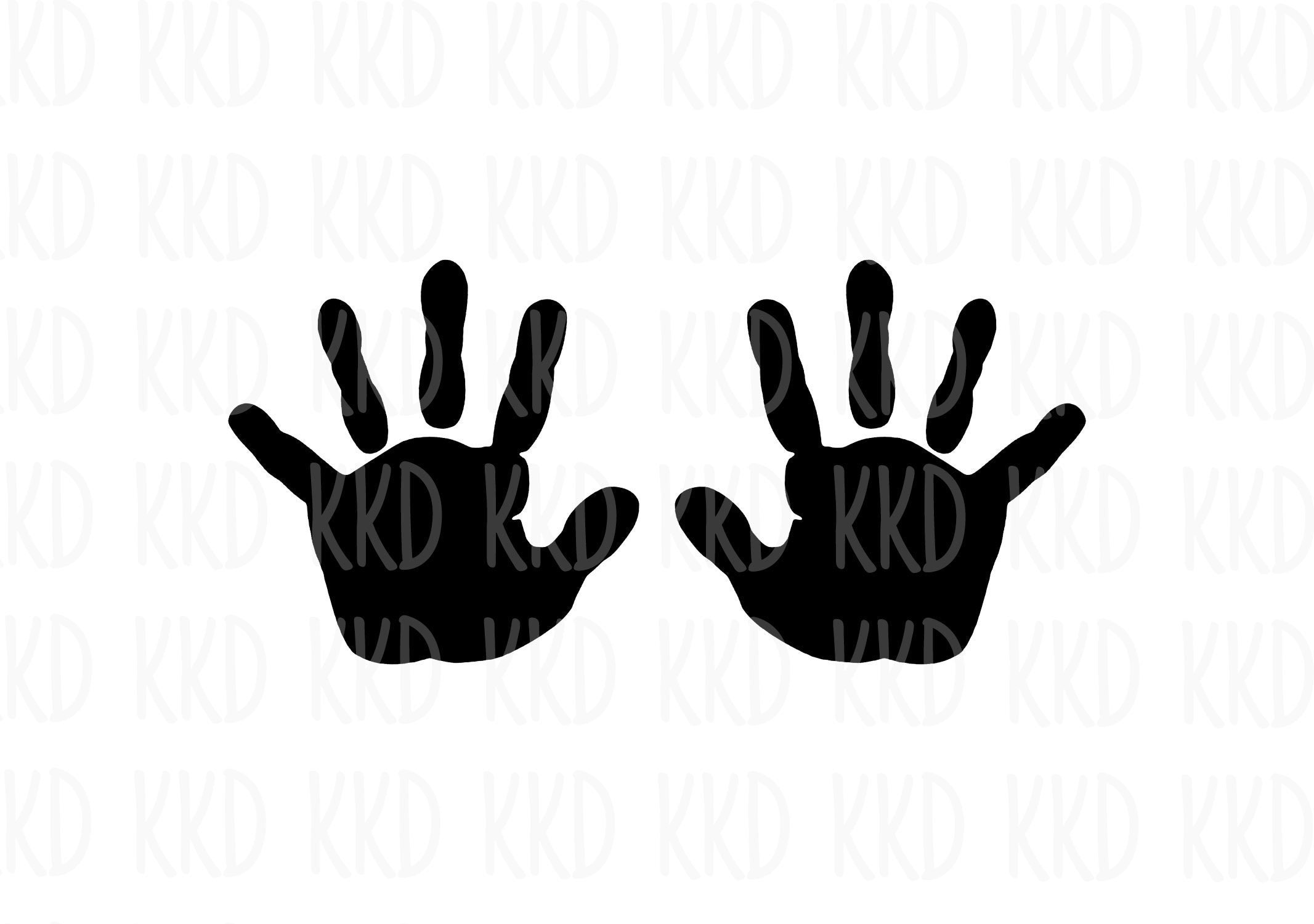 Handprints SVG Kids Handprints SVG Hands SVG Hands Clipart Etsy