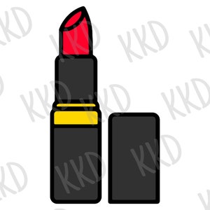 Lipstick SVG, Makeup Clipart svg, Beauty Salon svg, Glam Cosmetic svg, dxf, png instant download, Cricut cut file, Silhouette cut file