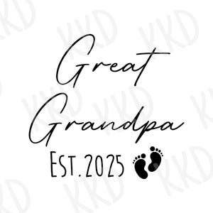 Arrière-plan SVG de grand-père, chemise de grand-père, png des grands-parents, svg de grand-père, faire-part de bébé, fête des pères svg, fichier de coupe Cricut