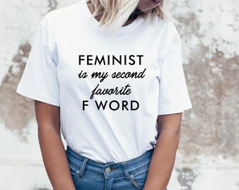 SVG de la segunda palabra favorita con F de las feministas: Diseño de cita de empoderamiento (descarga digital)