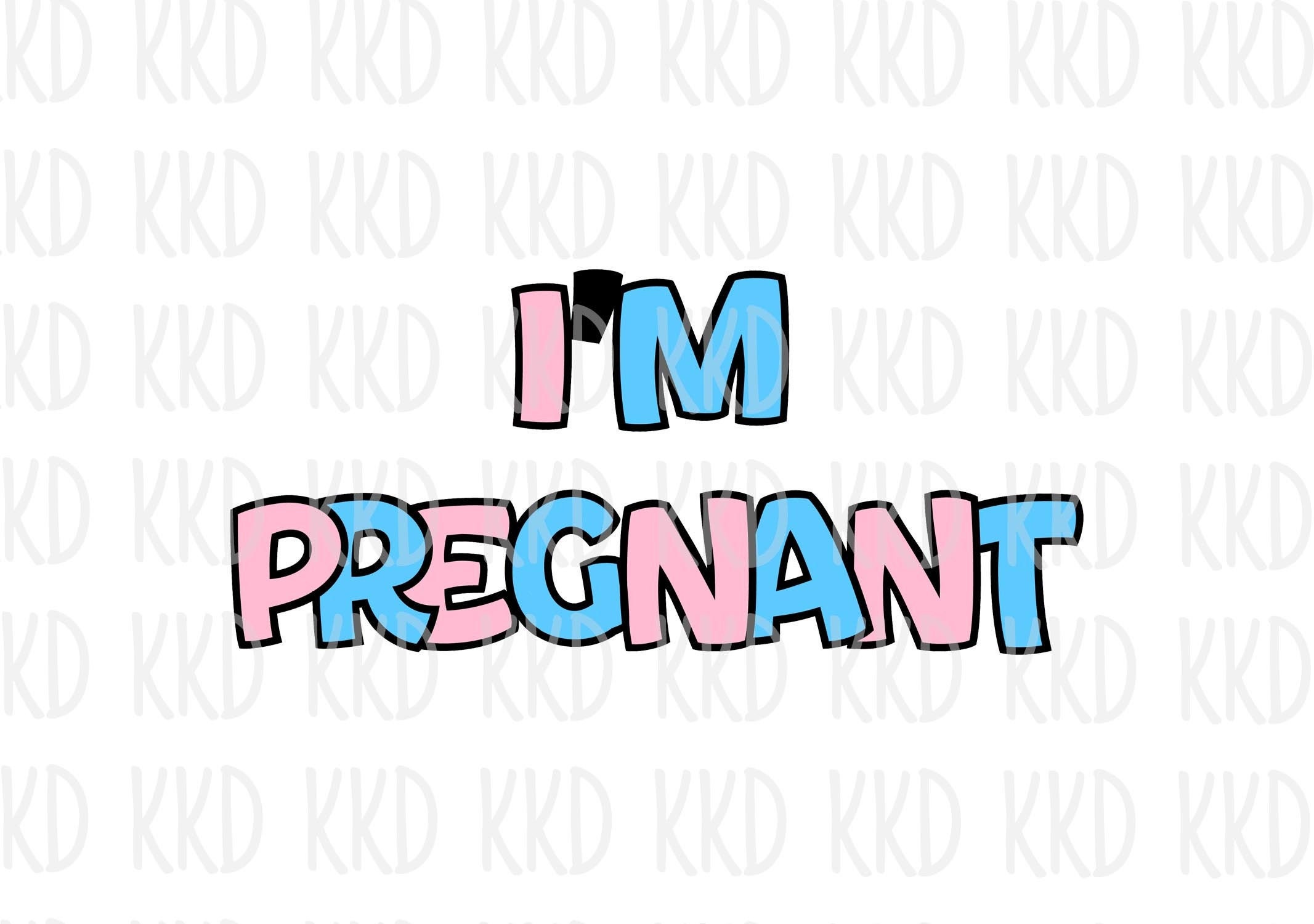 Spoiler Alert Im Pregnant SVG File Png Jpg Dxf Easy to Cut Files for ...