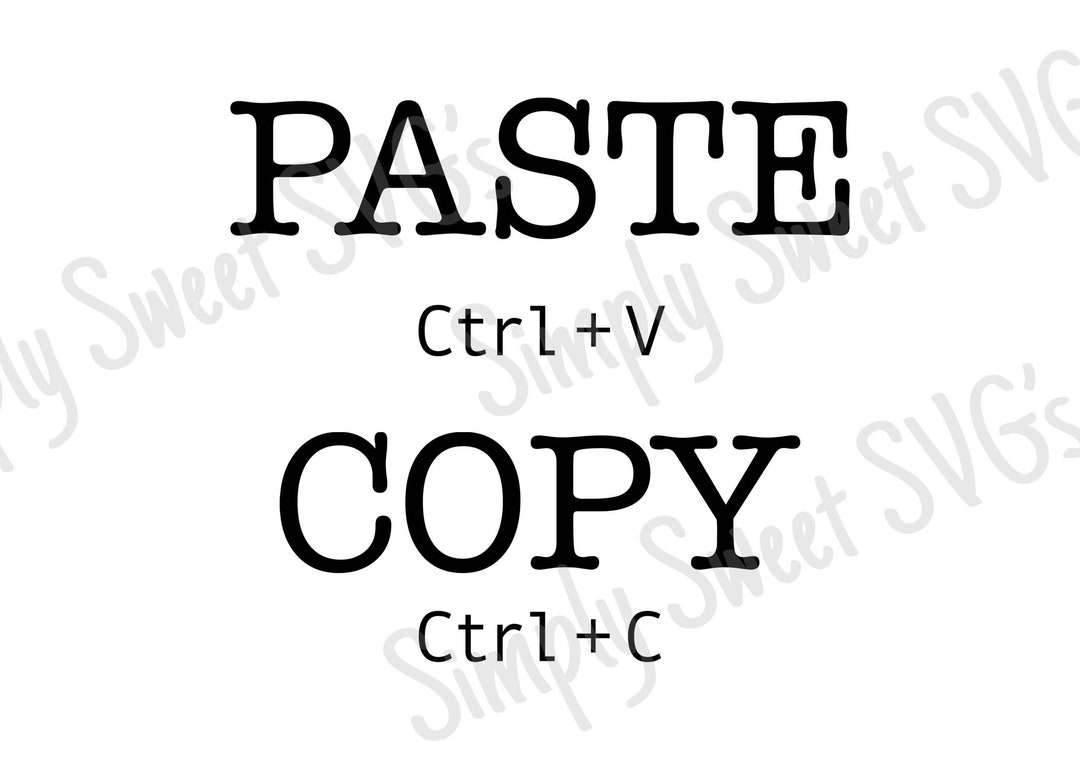 Ctrl+c Ctrl+v Shirt Svg, Dad and Kids Svg, Copy Paste SVG, Father and ...