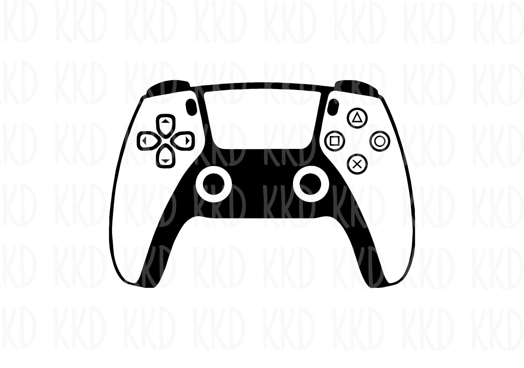 Game Controller SVG P5 Controller SVG System Controller SVG Etsy