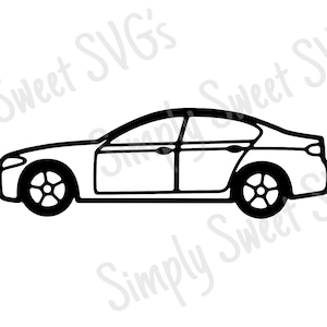 Sports Car SVG, Sports Car Silhouette, Luxury Car svg, Racing Car svg, Sports Car Clipart, Cut Files for Cricut, Silhouette