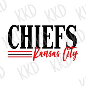 Chiefs Kansas City SVG, Kansas City Digital Files, Digital Download, Cricut Silhouette Cameo Cut Files