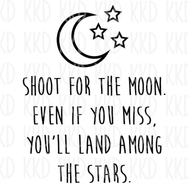 Shoot for the Moon Etsy