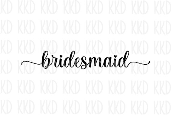 Bridesmaid SVG Bridesmaid Sign Wedding 2021 SVG Wedding - Etsy