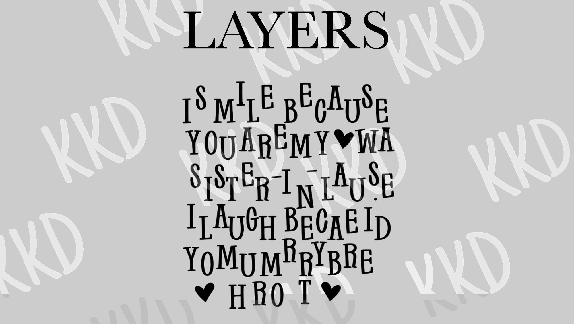 I Smile Because You Are My Sister in Law SVG Sister in Law Etsy