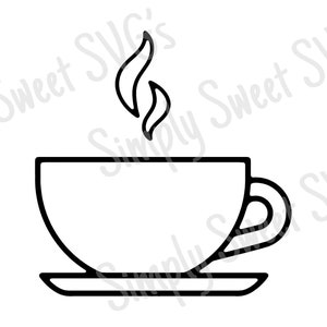 Tasse à thé SVG, svg de thé, tasse SVG, tasse SVG, clipart tasse de thé, png, dxf, jpeg, Mug Clipart, clipart café png, téléchargement immédiat, fichier de coupe Cricut