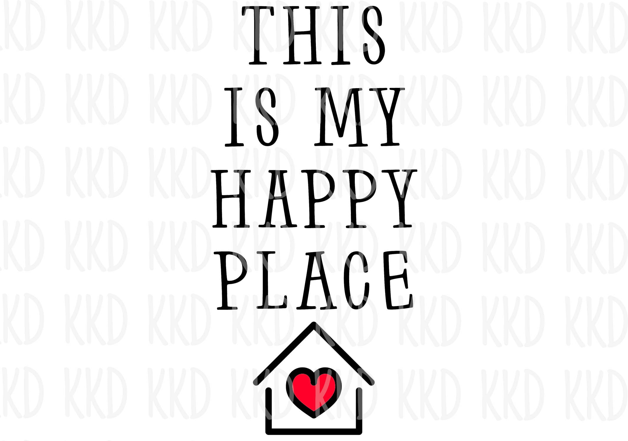 This is My Happy Place SVG Home Sign SVG Home Decor SVG Etsy