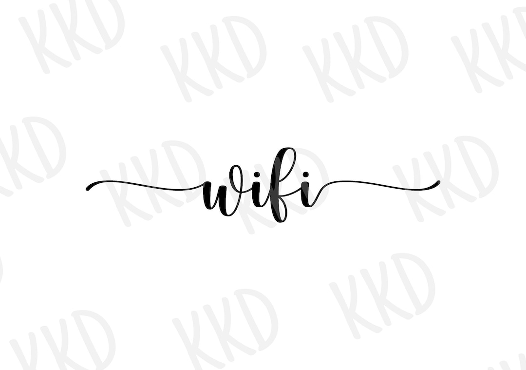 Wifi Svg, Wi-fi Icon, Internet Sign Svg. Vector Cut File for Cricut ...