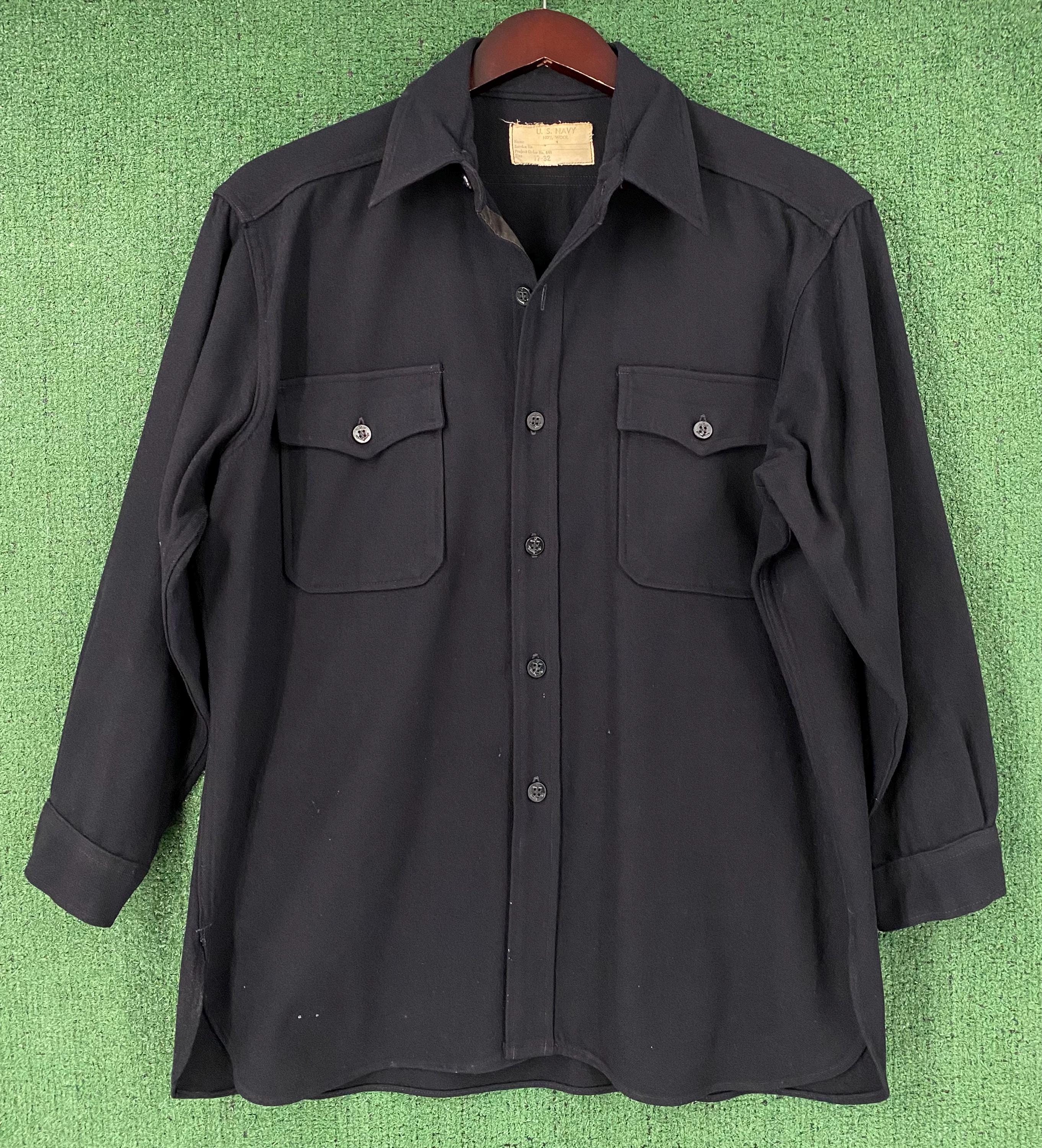 1940s Wool Shirt - Etsy