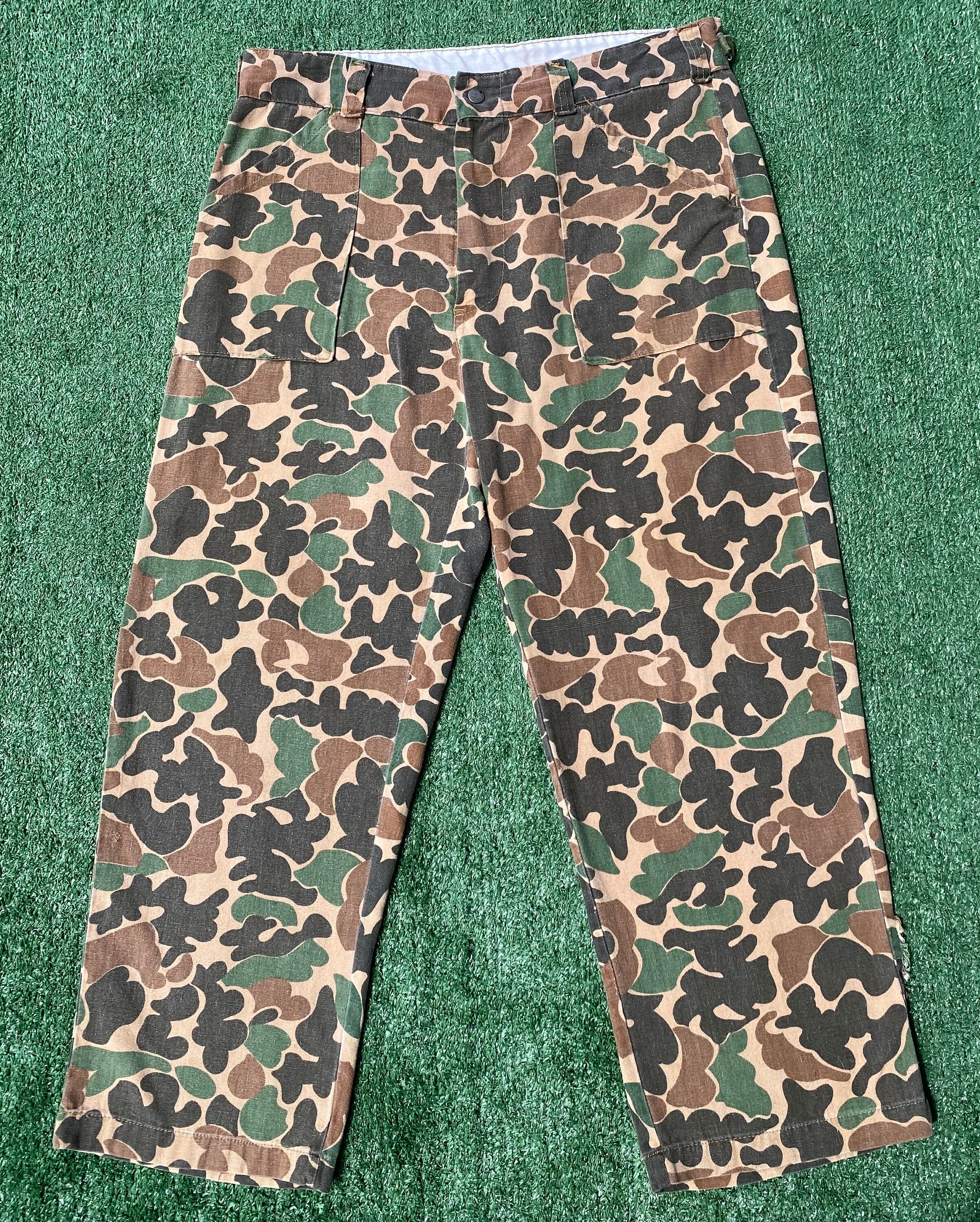 vintage all-patterned pants talon zip L