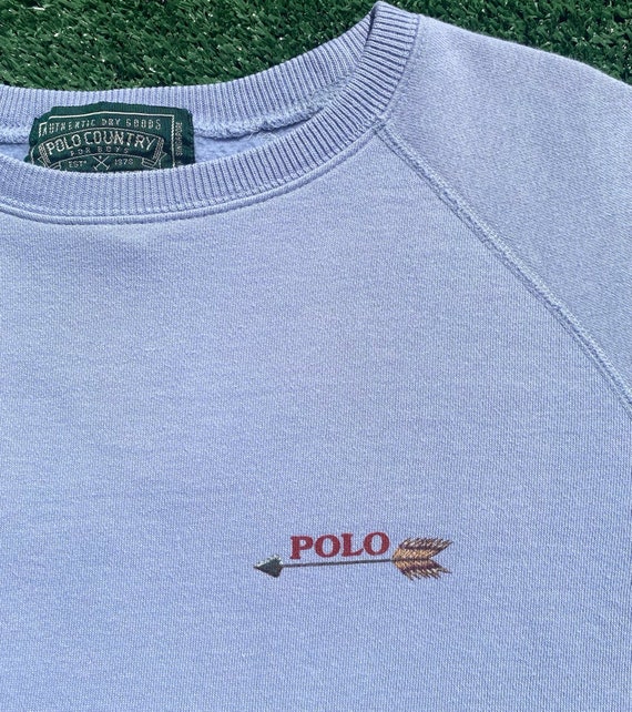 VTG 90’s Polo Ralph Lauren Polo Country Arrow Swe… - image 4