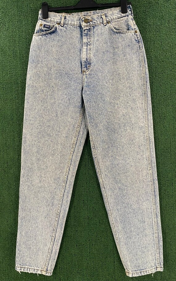 VTG 90’s Lee Acid Wash High Rise Tapered Jeans Wom