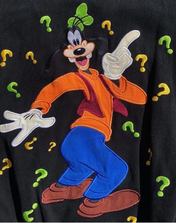 VTG 2004 JH Design Disney Goofy Nascar Daytona 500 Embroidered