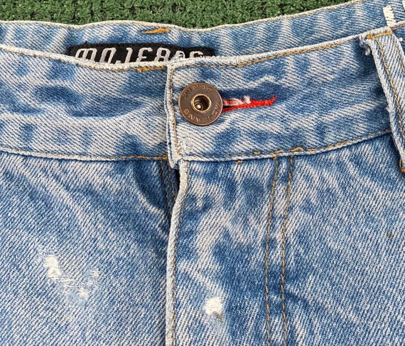 VTG 90s Maurice Malone Mo Jeans Streetwear Shorts… - image 5