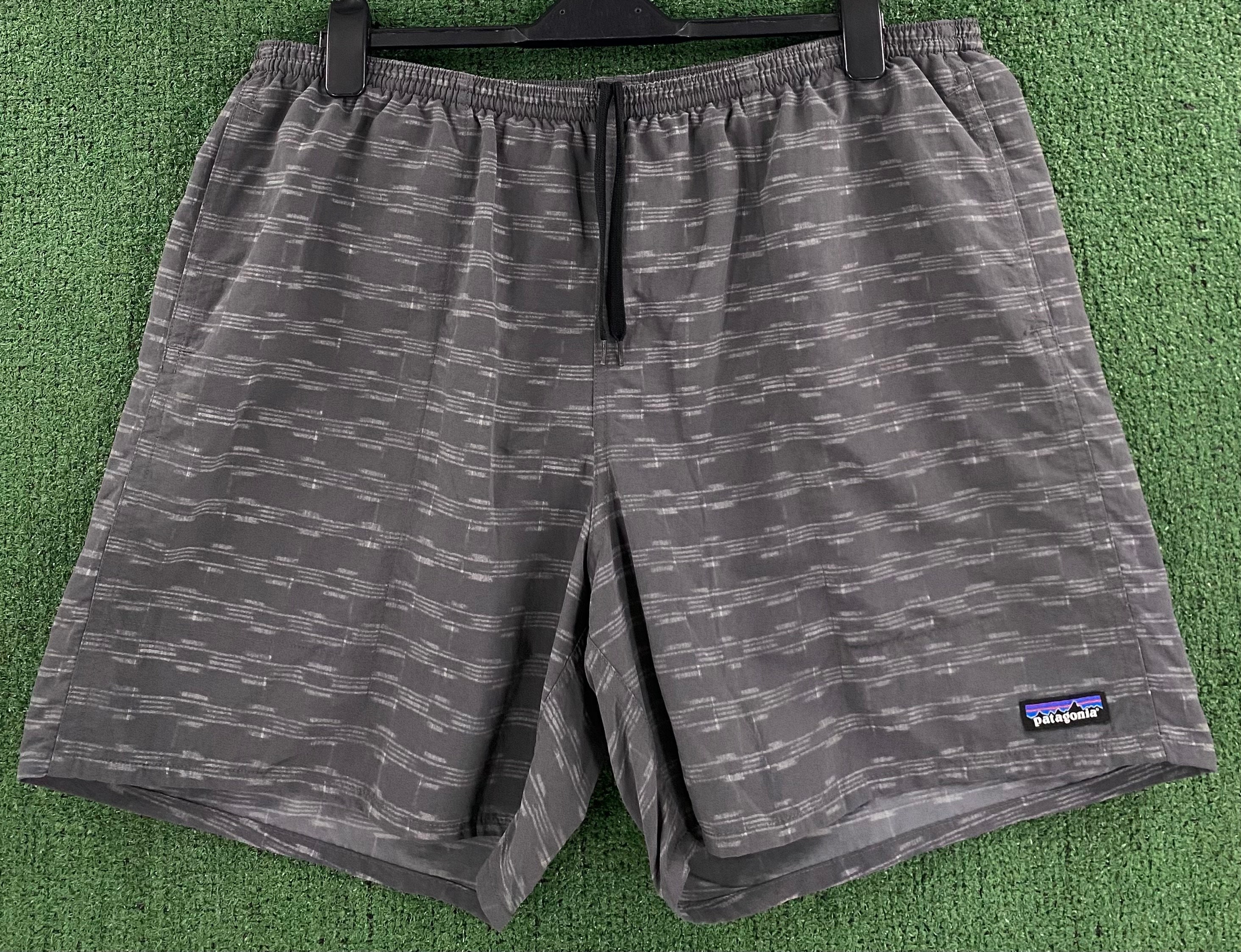 Rare Patagonia Ikat Lines Grey Baggies Shorts Mens Size XL Etsy UK