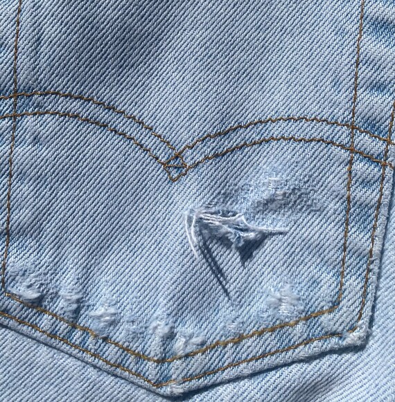 VTG 90’s Levis 532 Distressed Denim Jeans Women’s… - image 7