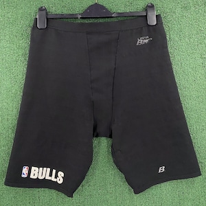 Vintage 90er Jahre Bike Chicago Bulls NBA Compression Shorts Herren Größe L USA Made