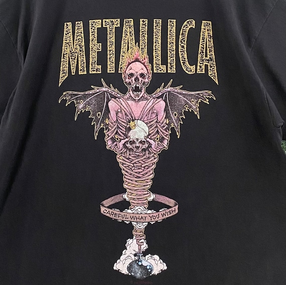 LLICA PUSHEAD king nothing giant製 Authentic Vintage 1996 Metallica King Nothing T-shirt Men's