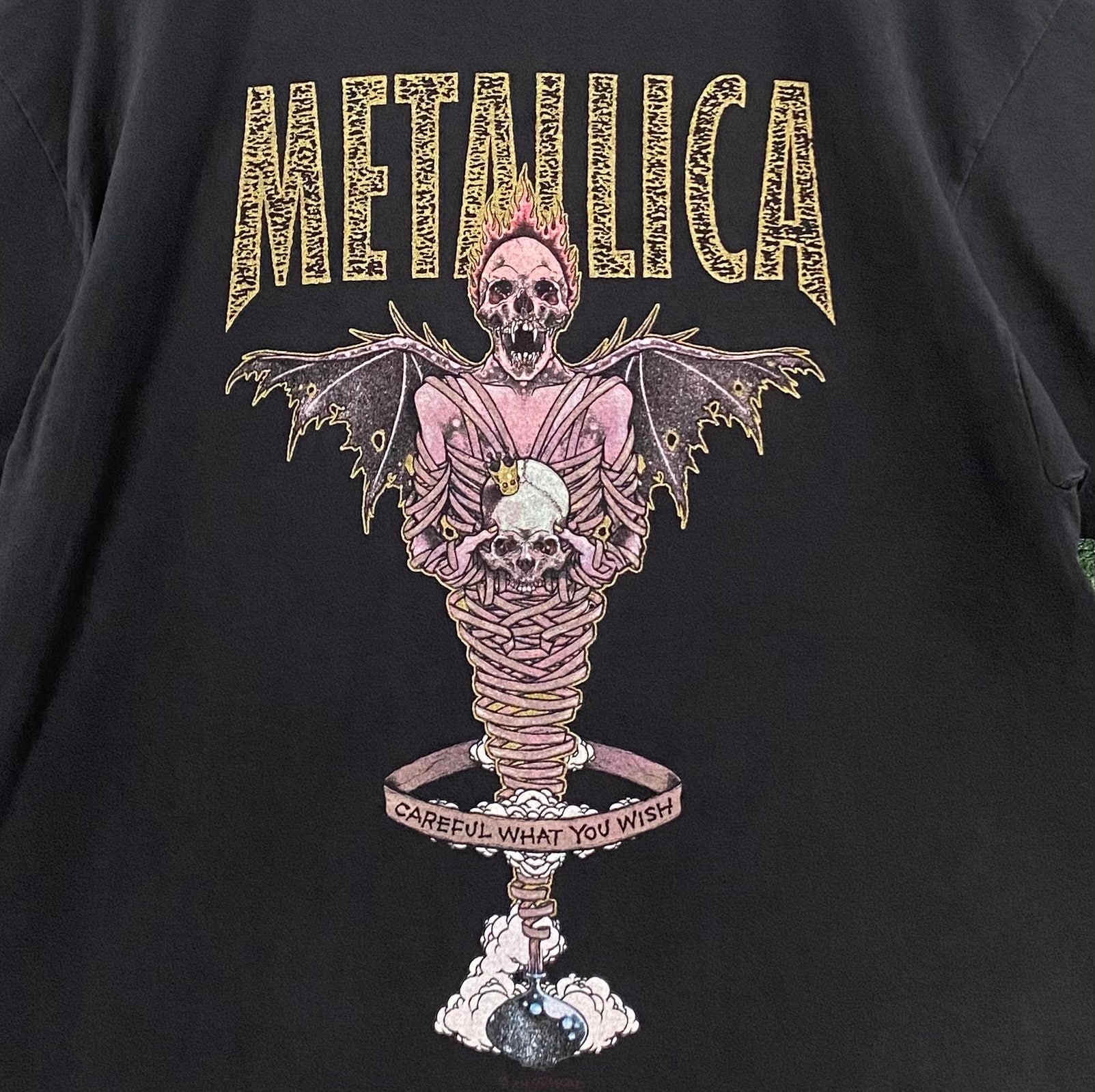 トップス LLICA PUSHEAD KING NOTHING 90s Vintage Metallica 