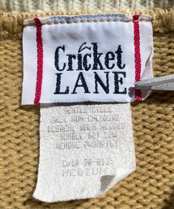 VTG 80’s Cricket Lane Rose Floral Collared Sweate… - image 5