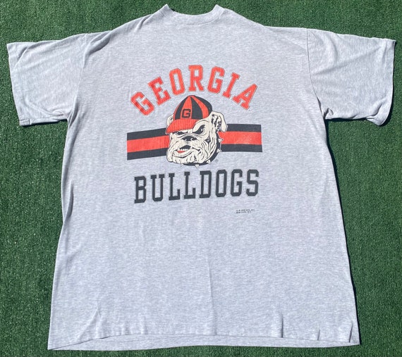 Vintage 90’s Georgia Bulldogs Pajama Top Nightgow… - image 1