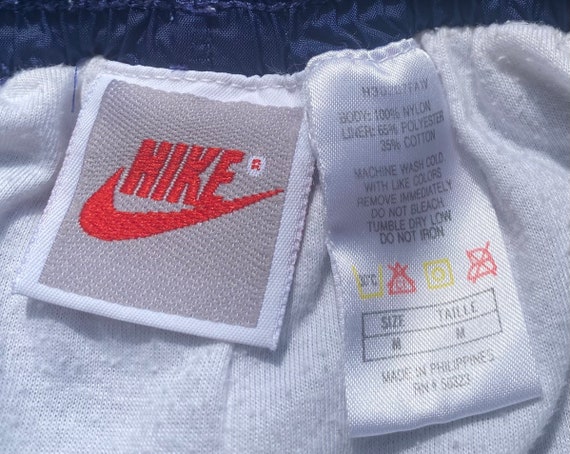 VTG 90s Nike Spellout Swoosh Grey Tag Lined Windb… - image 7