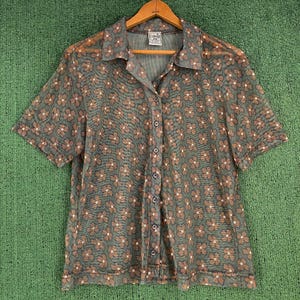 Sheer 90s Shirt - Etsy