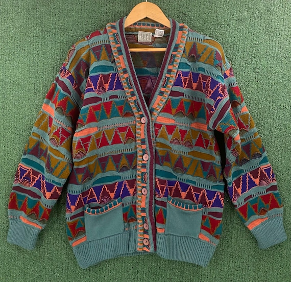 【Vintage】COOGI 3D KNIT CARDIGAN ECA1DA81-88F5-4F5B-A814-