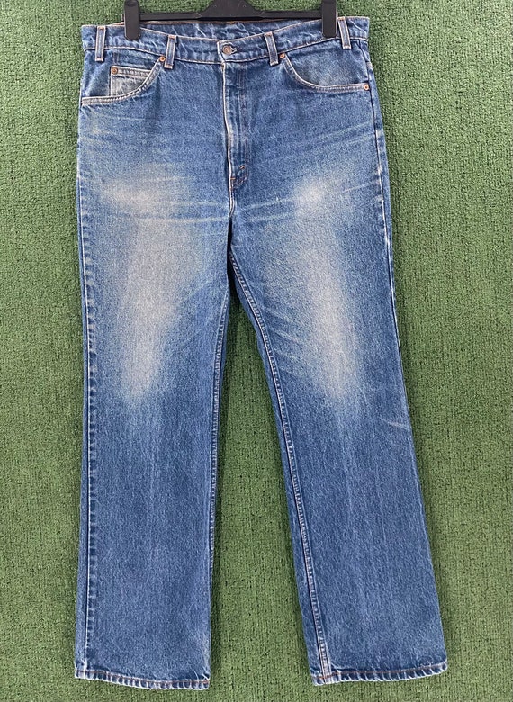 VTG 90’s Levi’s 517 Orange Tab Boot Cut Jeans Men… - image 1