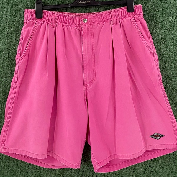 Vintage 80’s Ocean Pacific Pleated Pink Shorts Men’s Size 38” Waist