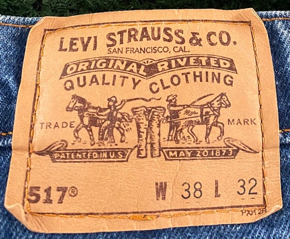 VTG 90’s Levi’s 517 Orange Tab Boot Cut Jeans Men… - image 6