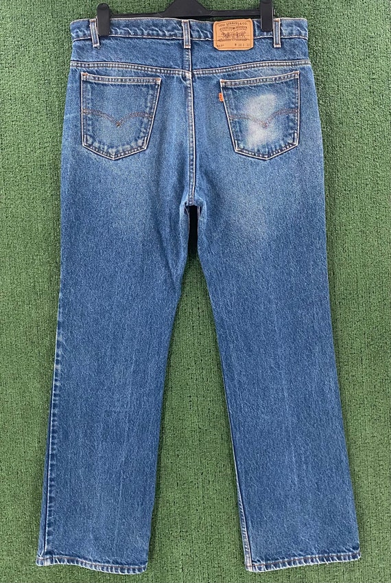 VTG 90’s Levi’s 517 Orange Tab Boot Cut Jeans Men… - image 3