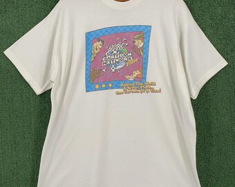 Rare Vintage 90’s Cartoon Network Video Promo Single Stitch T-Shirt Men’s SZ XL