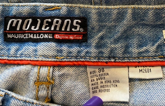 VTG 90s Maurice Malone Mo Jeans Streetwear Shorts… - image 6