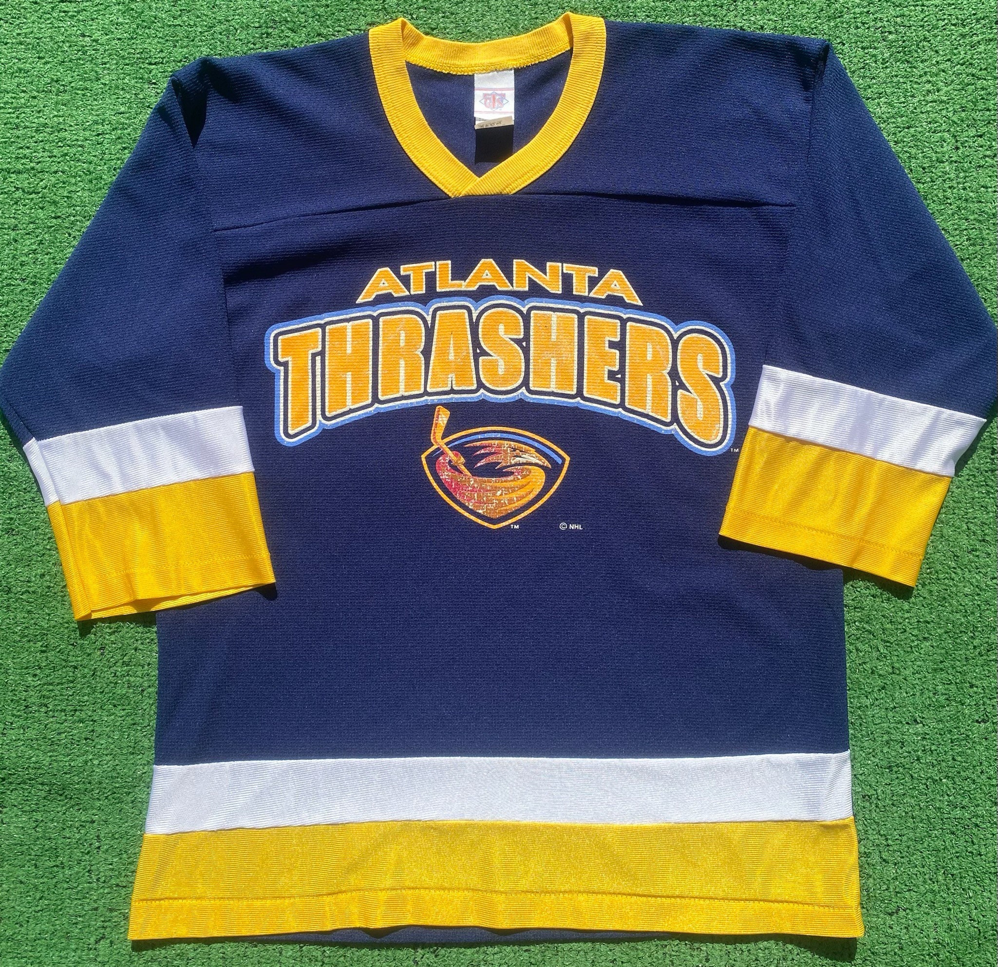 2000s CCM Atlanta Thrashers Hockey Jersey M/L 